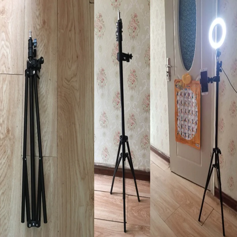 Dimmable LED Studio Camera Ring Light Photo Phone Video Light Annular Lamp With Tripods Selfie Stick Ring Fill Light For Canon
Dimmable LED Studio Camera Ring Light Photo Phone Video Light Annular Lamp With Tripods Selfie Stick Ring Fill Light For Canon