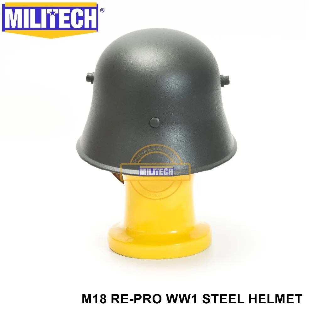 Free Shipping! MILITECH Grey World War One German M18 Helmet The Great War Repro Safety Helmet WW1 German M18 Helmet WWi 
Free Shipping! MILITECH Grey World War One German M18 Helmet The Great War Repro Safety Helmet WW1 German M18 Helmet WWi