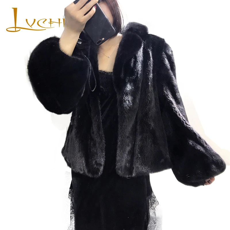 LVCHI Winter2017 шуба из натурального меха норки Женская Шуба с рукавом-фонариком Повседневная Шуба с отложным воротником короткая шуба из норки
LVCHI Winter2017 шуба из натурального меха норки Женская Шуба с рукавом-фонариком Повседневная Шуба с отложным воротником короткая шуба из норки