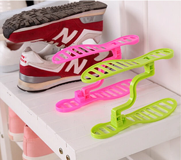 1 пара пластиковые полки органайзеры для обуви|designer shoe rack|shoe rackshoe rack design |