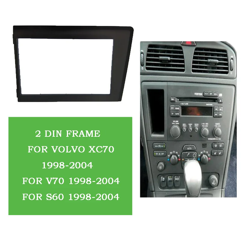 ITYAGUY 2Din Car Radio Fascia for 1998 1999 2000 2001 2002-2004 Volvo XC70 V70 S60 Stereo Plate Trim Kit Frame Panel Dash CD
ITYAGUY 2Din Car Radio Fascia for 1998 1999 2000 2001 2002-2004 Volvo XC70 V70 S60 Stereo Plate Trim Kit Frame Panel Dash CD