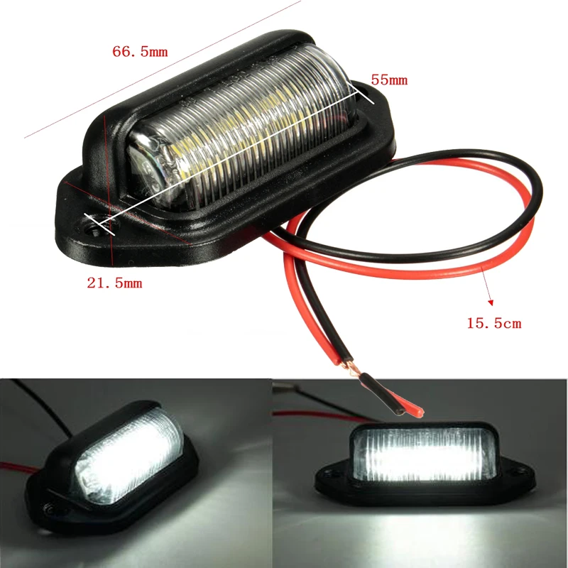 1pcs 12V LED Number License Plate Light for Car Boats Motorcycle Automotive Aircraft RV Truck Trailer Exterior Lamps
1pcs 12V LED Number License Plate Light for Car Boats Motorcycle Automotive Aircraft RV Truck Trailer Exterior Lamps