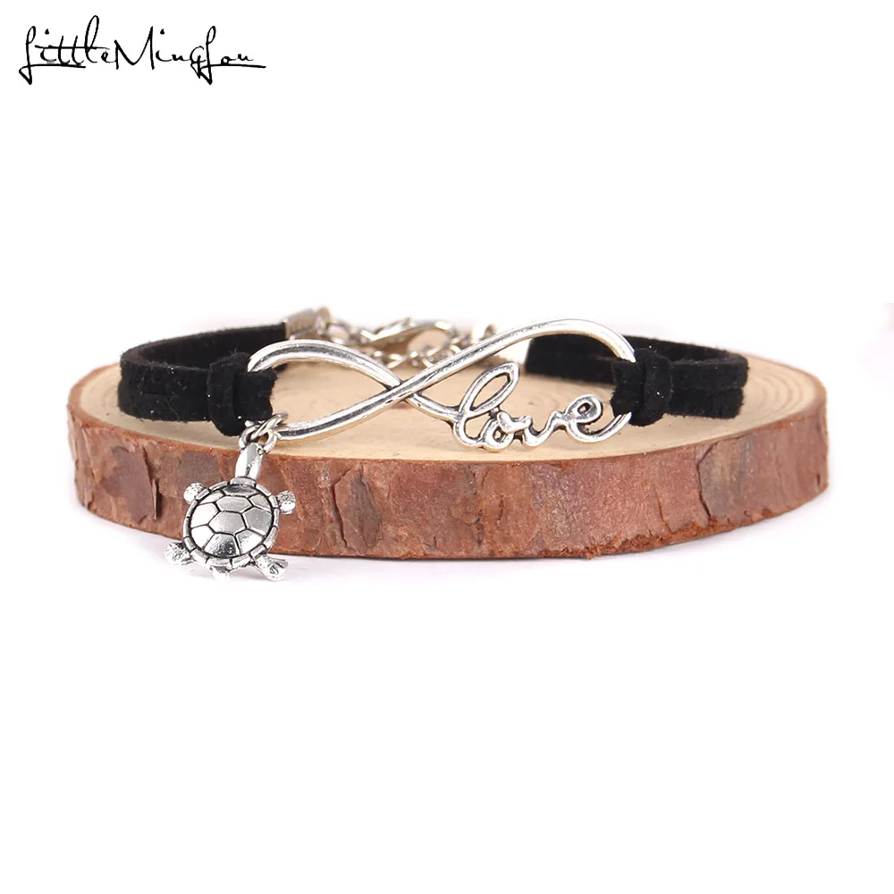 Little Minglou Infinity love pet animal Tortoise charm pendant bracelet wrap punk Sea Turtle men bracelets & bangles for women
Little Minglou Infinity love pet animal Tortoise charm pendant bracelet wrap punk Sea Turtle men bracelets & bangles for women