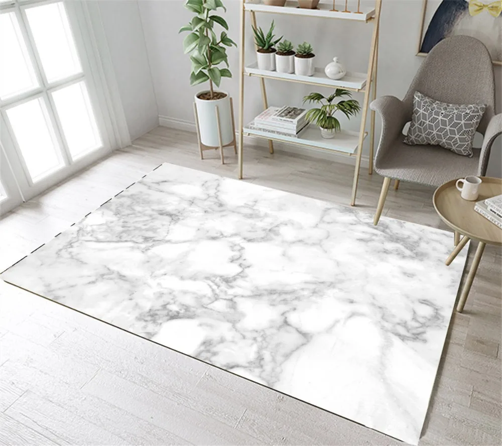 LB Non-slip Marble Texture Nordic Kitchen White Area Rug For Living Home Room In Carpet For Bedroom Floor Cushion Bathroom Mat
LB Non-slip Marble Texture Nordic Kitchen White Area Rug For Living Home Room In Carpet For Bedroom Floor Cushion Bathroom Mat
