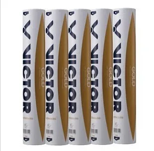 VICTOR NO.1 Victor Glod Top class duck feather badminton shuttlecock 12 pcs/tube feather shuttlecock for competition 5tueb/lot
VICTOR NO.1 Victor Glod Top class duck feather badminton shuttlecock 12 pcs/tube feather shuttlecock for competition 5tueb/lot