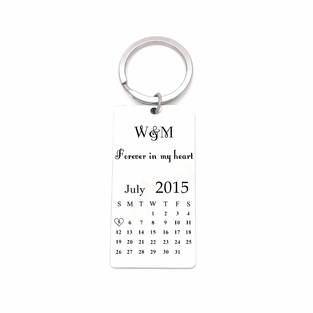 Customized keychain Stainless steel calendar Text Picture Lover Baby Photo Key Chains
Customized keychain Stainless steel calendar Text Picture Lover Baby Photo Key Chains