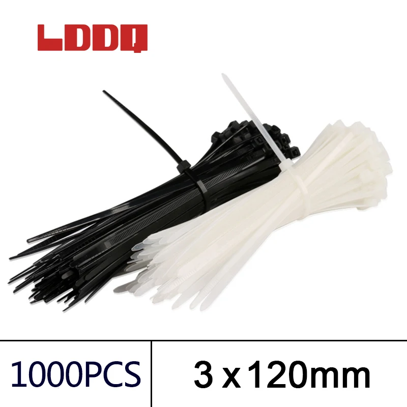 LDDQ plastic cable zip tie 3 mm cable numbered black and white 1000 nylon cable ties 120 mm self locking
LDDQ plastic cable zip tie 3 mm cable numbered black and white 1000 nylon cable ties 120 mm self locking
