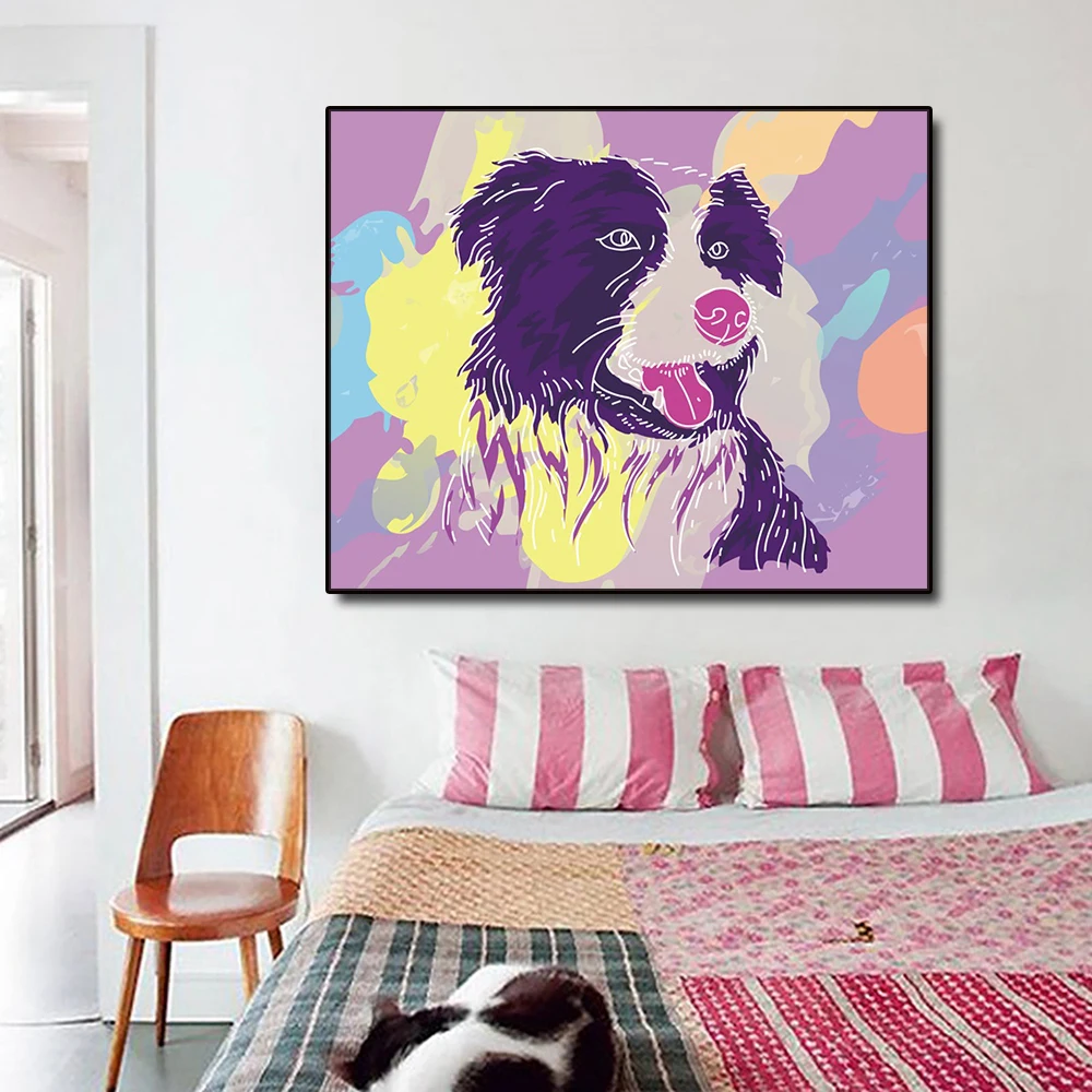 Watercolor Dog Cartoon Wall Art Poster and Print on Canvas Painting Calligraphy Decor Picture for Living Room Bedroom Home Decor
Watercolor Dog Cartoon Wall Art Poster and Print on Canvas Painting Calligraphy Decor Picture for Living Room Bedroom Home Decor