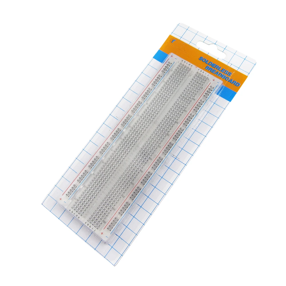 Breadboard 830 Point Solderless PCB Transparent Bread Board MB-102 MB102 Test Develop DIY T
Breadboard 830 Point Solderless PCB Transparent Bread Board MB-102 MB102 Test Develop DIY T
