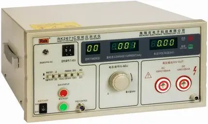 Быстрое прибытие REK RK2671C DC AC прокол выдерживает Hipot тестер Измеритель AC/DC 0-5/10KV AC 0-100mA DC 0-20mA
Быстрое прибытие REK RK2671C DC AC прокол выдерживает Hipot тестер Измеритель AC/DC 0-5/10KV AC 0-100mA DC 0-20mA
