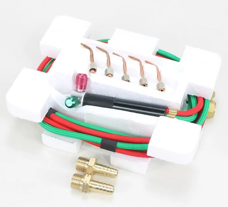 Soldering Cutting Torch Mini Welding tool Little Smith Gas Torch Jewelry Tools 1 Set with 5 Tips Connetor with Oxygen butane
Soldering Cutting Torch Mini Welding tool Little Smith Gas Torch Jewelry Tools 1 Set with 5 Tips Connetor with Oxygen butane