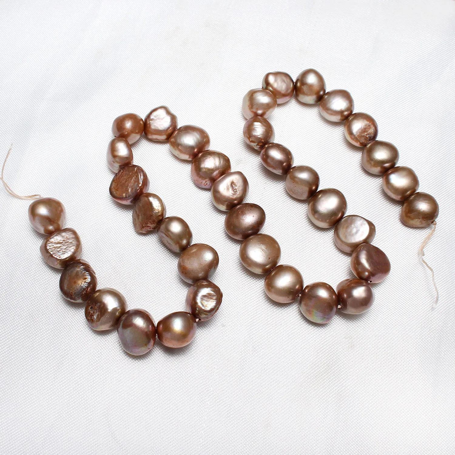 10-11mm Cultured Potato Freshwater Pearl Beads Dyed Coffee Color Pearl Beads Approx 0.8mm Sold Per Approx 14.7 Inch Strand
10-11mm Cultured Potato Freshwater Pearl Beads Dyed Coffee Color Pearl Beads Approx 0.8mm Sold Per Approx 14.7 Inch Strand