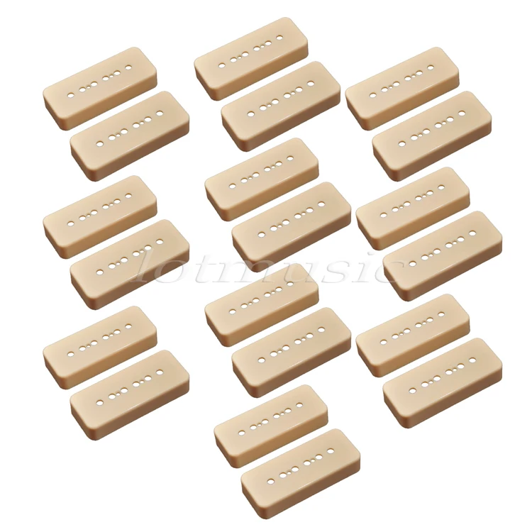 20Pcs P90 52mm Bridge Soapbar Guitar Pickup Cover for Style Guitar Replacement -Cream
20Pcs P90 52mm Bridge Soapbar Guitar Pickup Cover for Style Guitar Replacement -Cream