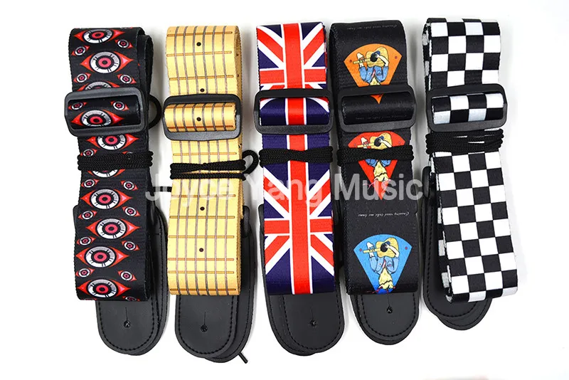 Niko Printed 10-Pattern Nylon Acoustic Electric Guitar Strap Leather Ends Rock/UK Flag/Guitar/Finger Board/Checker/Lucky Cat
Niko Printed 10-Pattern Nylon Acoustic Electric Guitar Strap Leather Ends Rock/UK Flag/Guitar/Finger Board/Checker/Lucky Cat