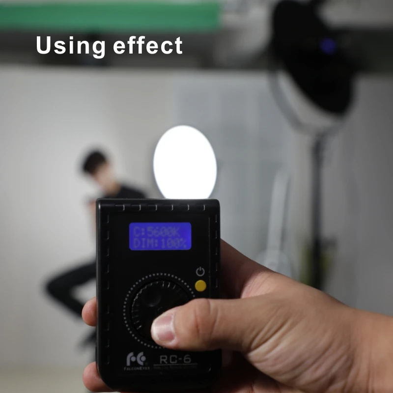 Falcon Eyes Remote Control RC-6 Rotary Control For Led Photo Camera Video RX-12TD RX-18TD & SO-28TD/48TD/68TD Soft Light
Falcon Eyes Remote Control RC-6 Rotary Control For Led Photo Camera Video RX-12TD RX-18TD & SO-28TD/48TD/68TD Soft Light