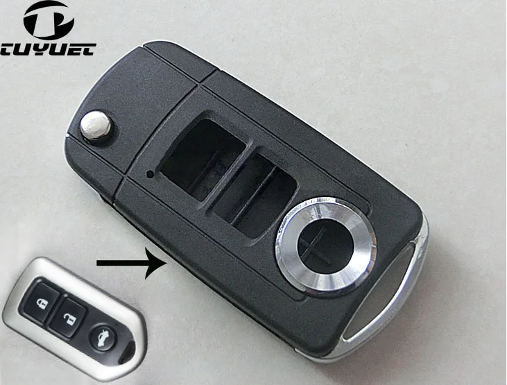 Modified key shell FOB Folding Flip remote key case For Toyota Vios Prado Camry Highlander Yaris
Modified key shell FOB Folding Flip remote key case For Toyota Vios Prado Camry Highlander Yaris