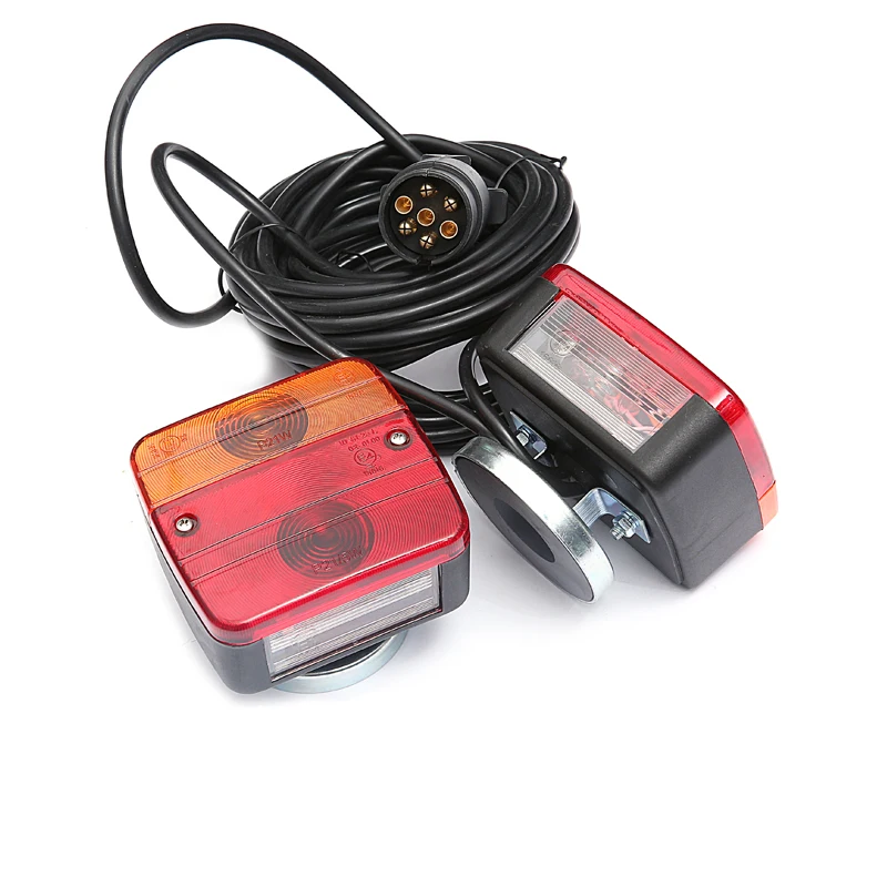 1 Pair Trailer Rear Tail Light Kits with License Plate Lamp 12V Truck Tail Light Assembly with Magnetic Holder
1 Pair Trailer Rear Tail Light Kits with License Plate Lamp 12V Truck Tail Light Assembly with Magnetic Holder