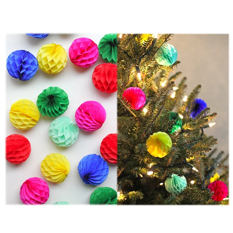 10pcs 2 inch 5cm Paper Ball Garlands Honeycombs Lantern Christmas tree decoration
10pcs 2 inch 5cm Paper Ball Garlands Honeycombs Lantern Christmas tree decoration