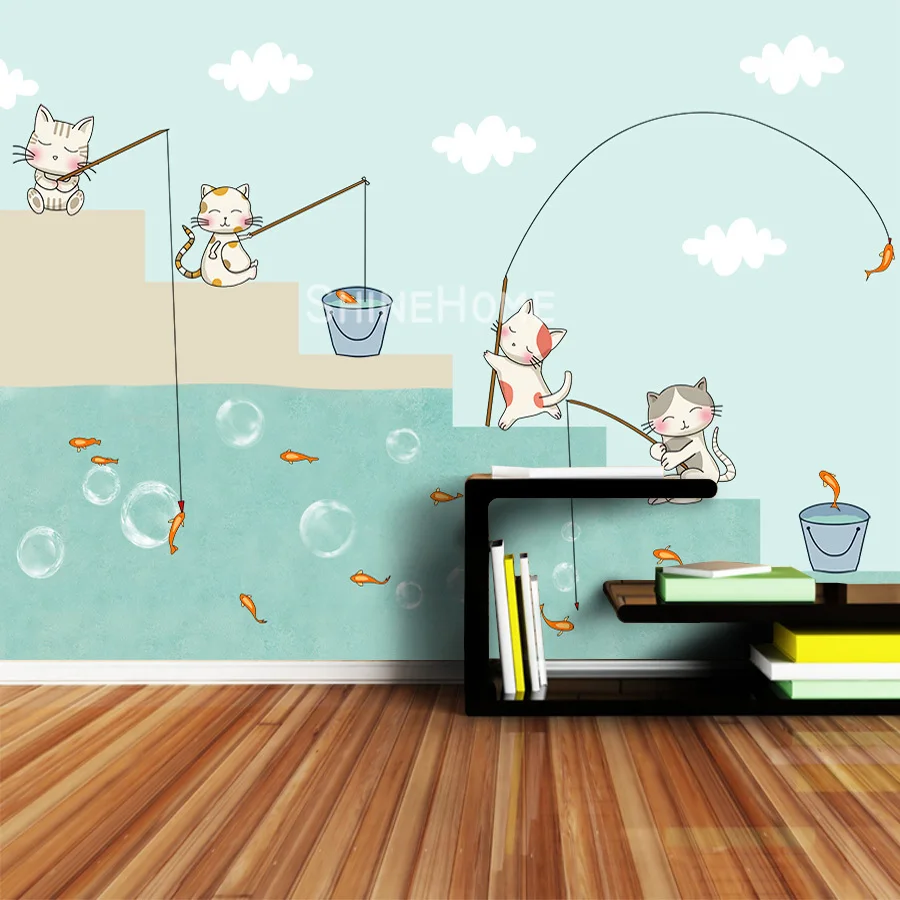 Cartoon Cats Wallpapers 3 d Murals Wallpaper for Walls Paper in Rolls 3d on Wall Papers Home Decor Living Room Kids Boy Bedroom
Cartoon Cats Wallpapers 3 d Murals Wallpaper for Walls Paper in Rolls 3d on Wall Papers Home Decor Living Room Kids Boy Bedroom