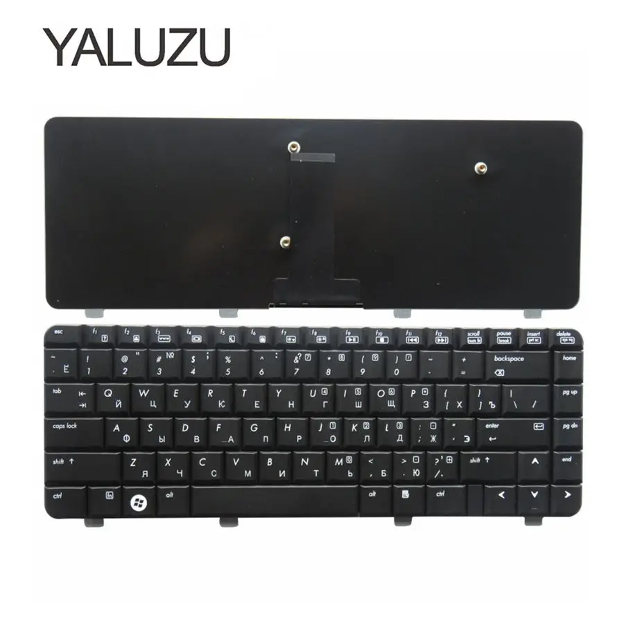 

YALUZU Russian RU Laptop keyboard for HP Compaq Presario C700 C727 C729 C730 C769 G7000 454954-251 V071802AS1 PK1302E0160 BLACK