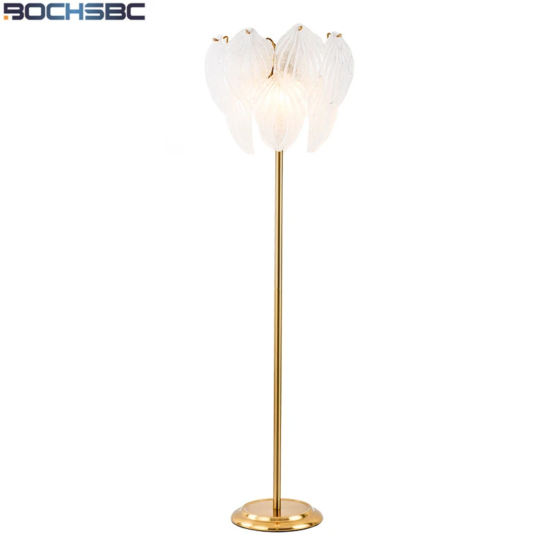 BOCHSBC Glass Leaf Design Floor Lamps European Floor Standing Lights for Bedroom Living Room Postmodern Creative Ripple Lampara
BOCHSBC Glass Leaf Design Floor Lamps European Floor Standing Lights for Bedroom Living Room Postmodern Creative Ripple Lampara
