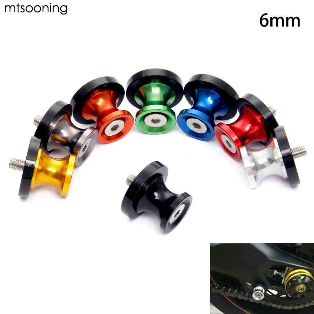mtsooning 2pcs 6mm Rear Motorcycle Swingarm Spool Slider Stand Screws CNC Aluminum For Yamaha Motorcycle Accessories
mtsooning 2pcs 6mm Rear Motorcycle Swingarm Spool Slider Stand Screws CNC Aluminum For Yamaha Motorcycle Accessories