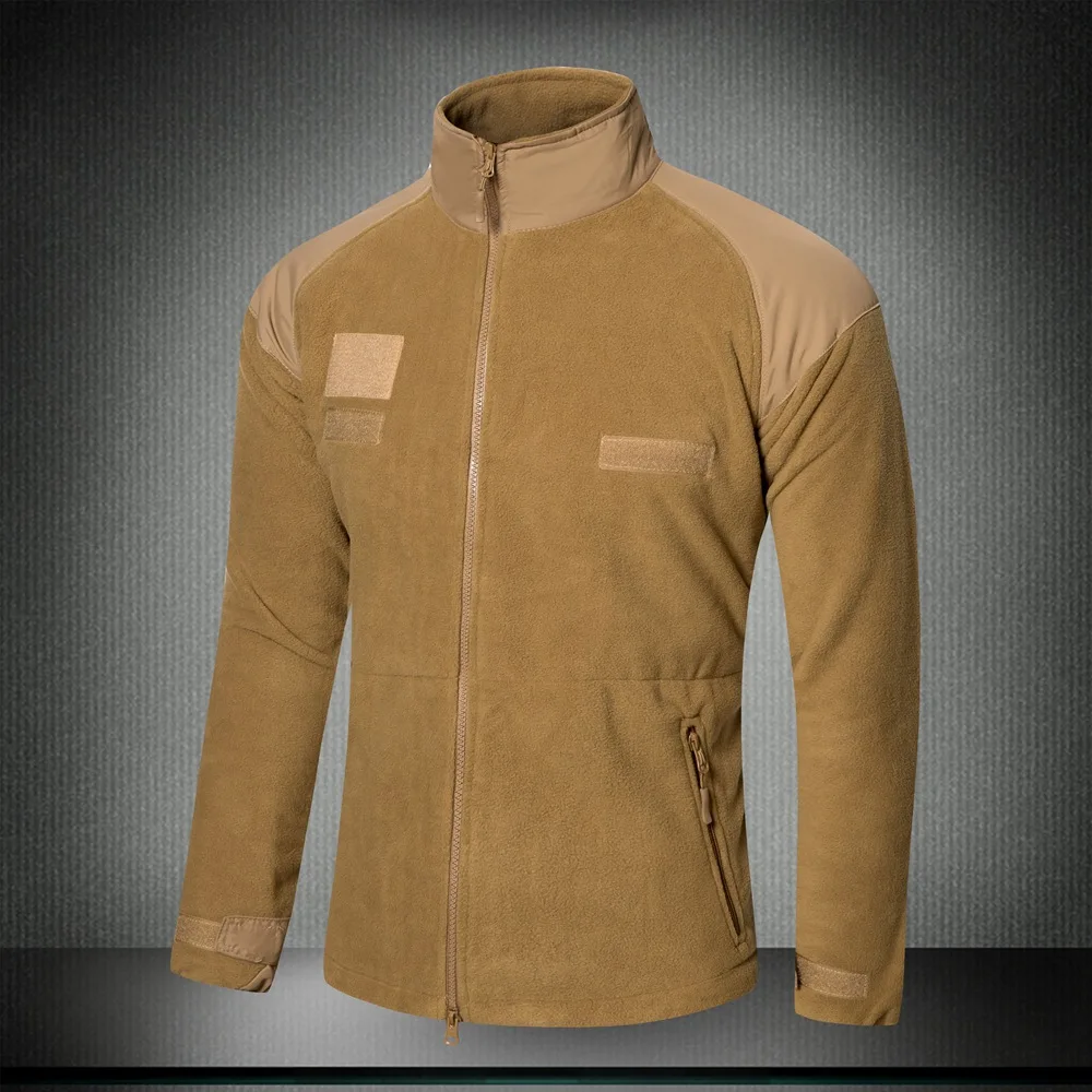 Outdoor Sport Hiking Fishing Windproof Thermal Fleece Liner Coat Men Soft Thick Warm Stand Collar US Combat Tactical Jacket Tops
Outdoor Sport Hiking Fishing Windproof Thermal Fleece Liner Coat Men Soft Thick Warm Stand Collar US Combat Tactical Jacket Tops