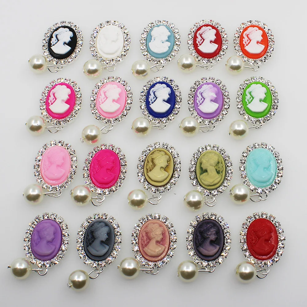 10pc 20*40mm Charm Beauty Avatar Button Resin Wedding Rhinestone Pearl Button Clothingn Metal DIY Hair Flower Craft Supplies 
10pc 20*40mm Charm Beauty Avatar Button Resin Wedding Rhinestone Pearl Button Clothingn Metal DIY Hair Flower Craft Supplies