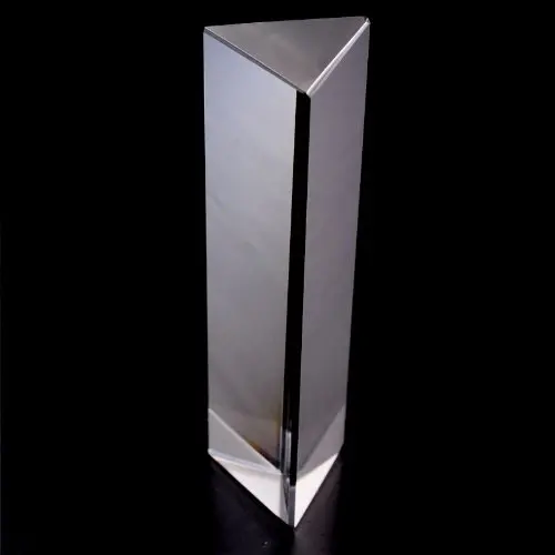LNHF Physics Education Prism Precision Optical Glass 4 inches