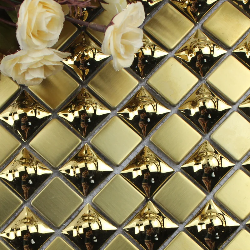 3D square luxry golden stainless steel tiles golden metal mosaic for kitchen backsplash tiles tv background tile HME8115
3D square luxry golden stainless steel tiles golden metal mosaic for kitchen backsplash tiles tv background tile HME8115