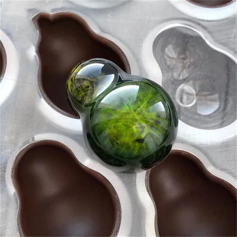 SHENHONG New Arrival Gourd Chocolate Mold Polycarbonate Cucurbit Chocolate Mould 3D Candy Mold BPA Free Baking Tools
SHENHONG New Arrival Gourd Chocolate Mold Polycarbonate Cucurbit Chocolate Mould 3D Candy Mold BPA Free Baking Tools