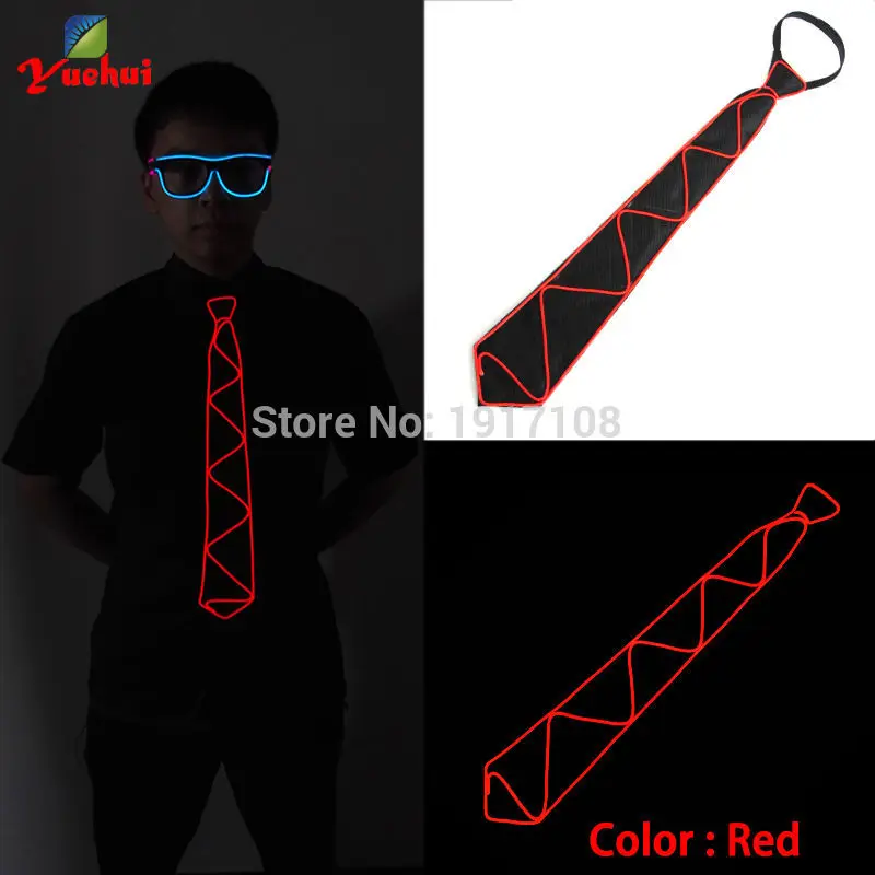 Hot sales 10 Color Choice blinking Flashing Party decor Gentlemen LED Neck tie EL wire Tie For Wedding decoration Party Supplies
Hot sales 10 Color Choice blinking Flashing Party decor Gentlemen LED Neck tie EL wire Tie For Wedding decoration Party Supplies