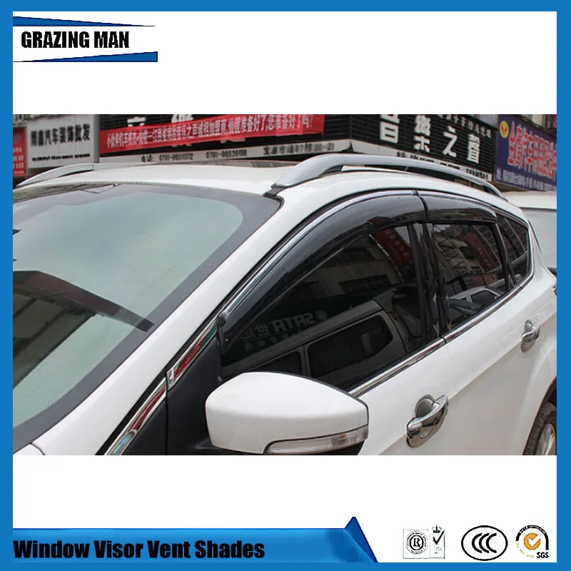 Sun visor Car accessories PP window Visor Vent Shades Sun Rain Deflector Guard 4PCS/SET for KUGA
Sun visor Car accessories PP window Visor Vent Shades Sun Rain Deflector Guard 4PCS/SET for KUGA