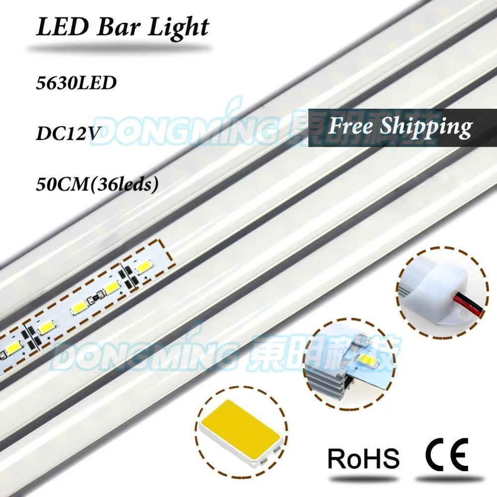 U Aluminium Profile 0.5m 36leds LED luces Strip led bar light 5630 12V + pc covcer under cabinet Kitchen Jewelry Showcase light
U Aluminium Profile 0.5m 36leds LED luces Strip led bar light 5630 12V + pc covcer under cabinet Kitchen Jewelry Showcase light