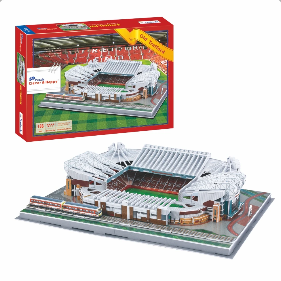Clever&Happy 3D puzzle football stadium Old Trafford The Theatre of Dreams MUFC in souvenir Toys Halloween Christmas
Clever&Happy 3D puzzle football stadium Old Trafford The Theatre of Dreams MUFC in souvenir Toys Halloween Christmas