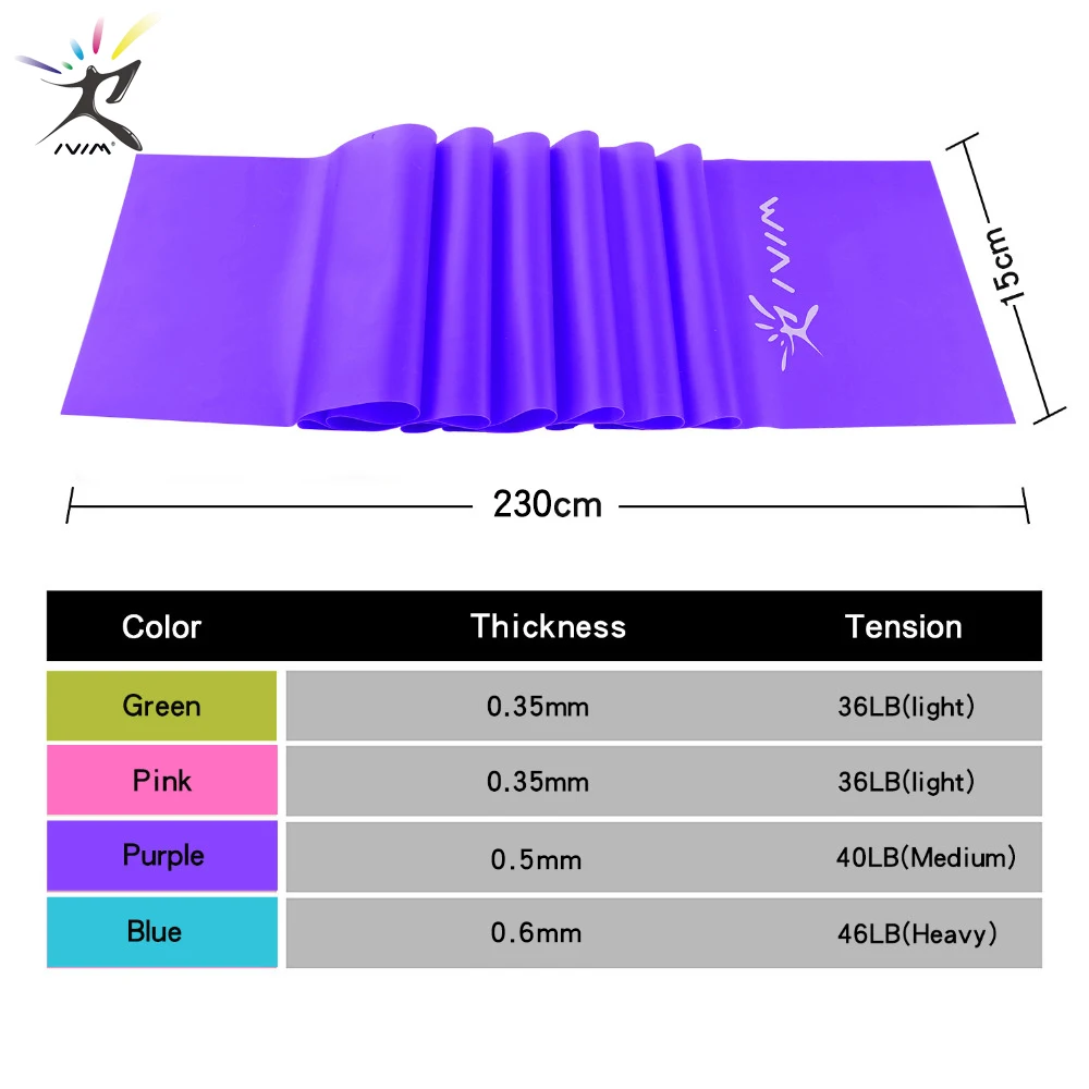 Эластичная эластичная лента растягивающаяся резинка для упражнений фитнес