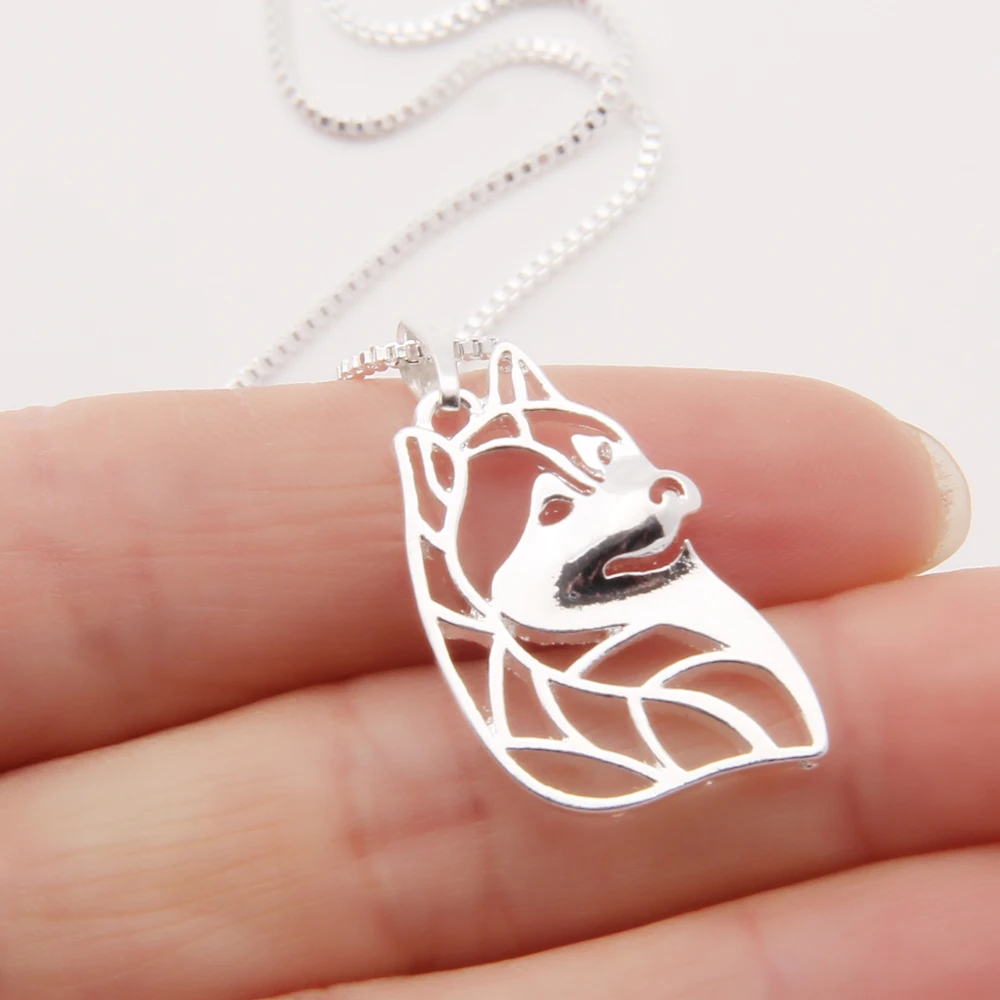 1pcs Siberian Husky Head Necklace 3D Cut Out Puppy Dog Lover Pendant Memorial Necklaces & Pendants Christmas Gift 2003 Lead Free
1pcs Siberian Husky Head Necklace 3D Cut Out Puppy Dog Lover Pendant Memorial Necklaces & Pendants Christmas Gift 2003 Lead Free