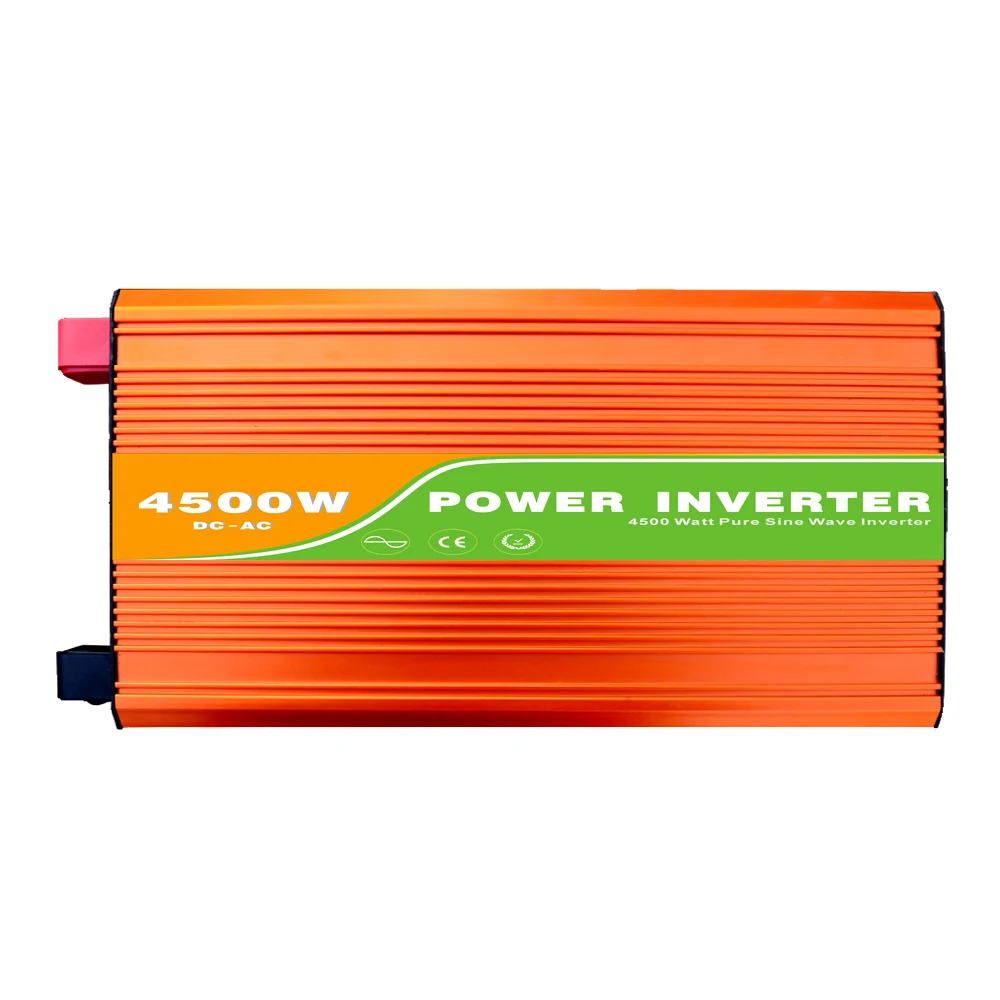 Digital 24VDC(21-30V) 4500W Off Grid Inverter to 100-240VAC Ouput, Peak Power 9000W Pure Sine Wave Solar Inverter With 5V USB
Digital 24VDC(21-30V) 4500W Off Grid Inverter to 100-240VAC Ouput, Peak Power 9000W Pure Sine Wave Solar Inverter With 5V USB