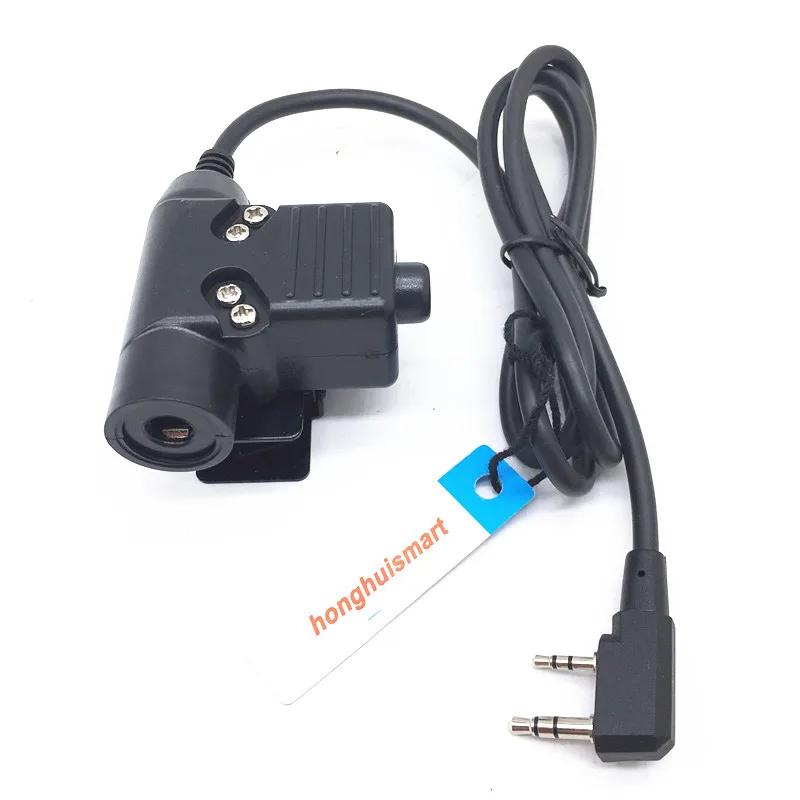 U94 PTT Cable K plug for Z Tactical Bowman Elite II HD01 HD02 HD03 Headset for Kenwood BaoFeng Wouxun Puxing TYT walkie talkie
U94 PTT Cable K plug for Z Tactical Bowman Elite II HD01 HD02 HD03 Headset for Kenwood BaoFeng Wouxun Puxing TYT walkie talkie
