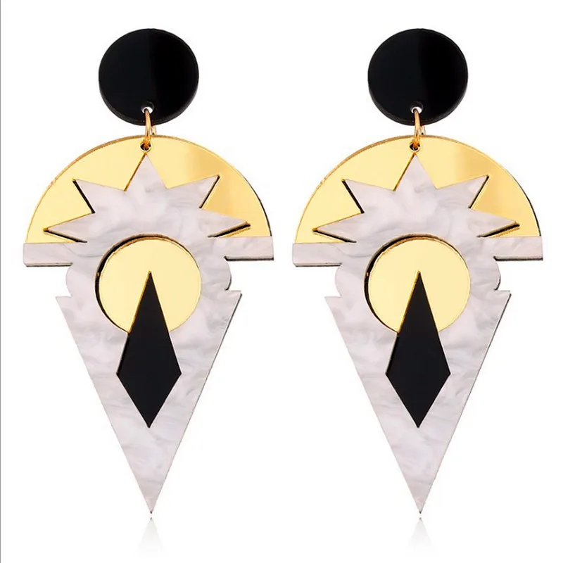 FishSheep Gold Color Geometric Acrylic Dangle Drop Earrings Rock Punk Resin Big Irregular Earrings For Women Jewelry Accessories
FishSheep Gold Color Geometric Acrylic Dangle Drop Earrings Rock Punk Resin Big Irregular Earrings For Women Jewelry Accessories