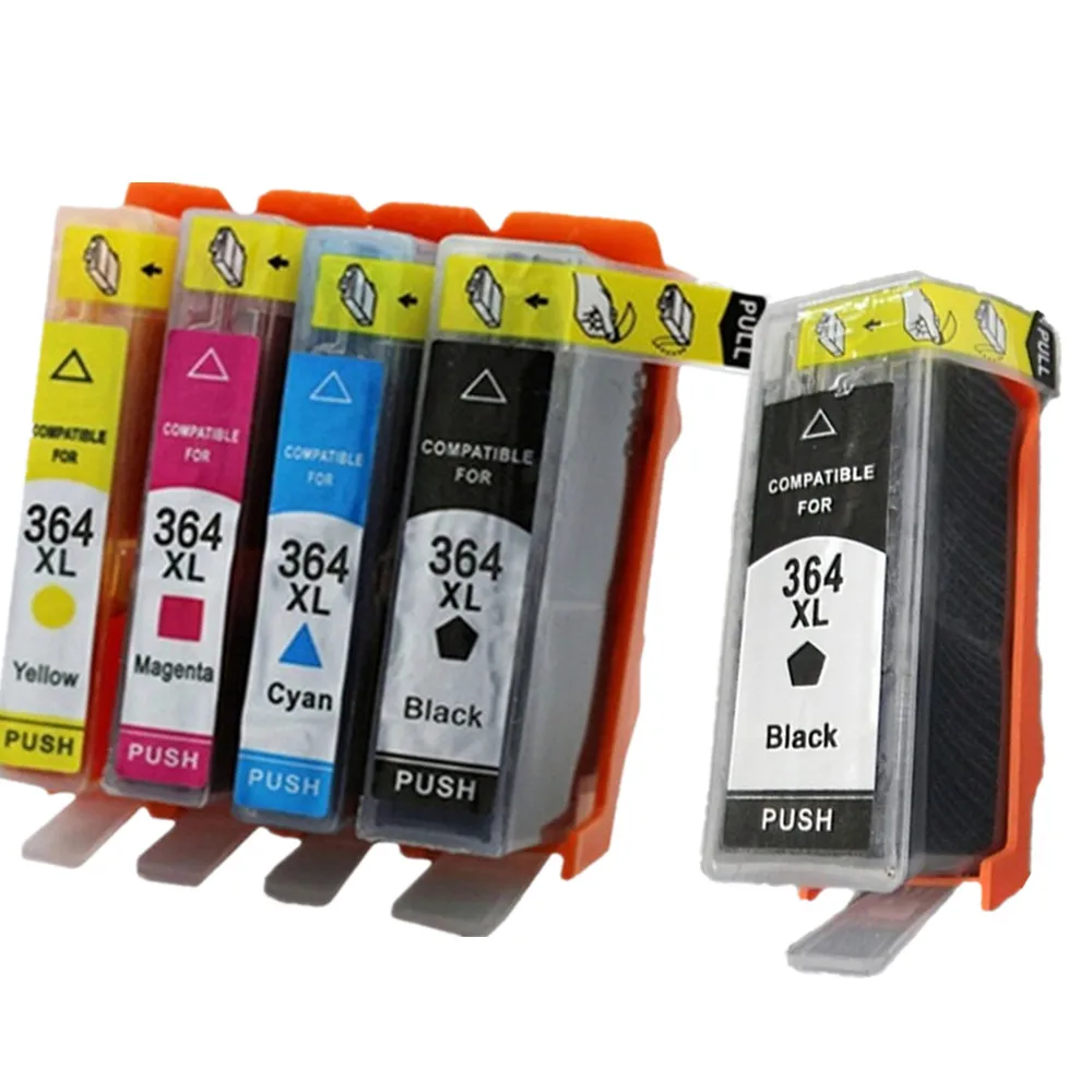 Ink Cartridges Replacement For HP364XL 364XL 364 XL HP364 Photosmart 7510 7515 7520 B010a B110a B110e B111a Plus B210c
Ink Cartridges Replacement For HP364XL 364XL 364 XL HP364 Photosmart 7510 7515 7520 B010a B110a B110e B111a Plus B210c