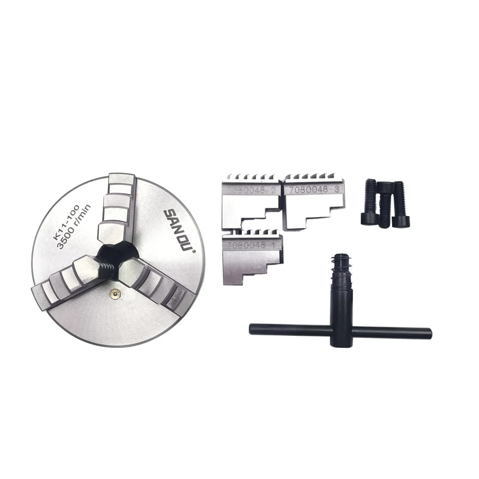 Drill chuck 3 jaw hardenedsteel chuck K11-200mm 8 inch mini self-centering chuck for CNC milling engraving machine tools
Drill chuck 3 jaw hardenedsteel chuck K11-200mm 8 inch mini self-centering chuck for CNC milling engraving machine tools