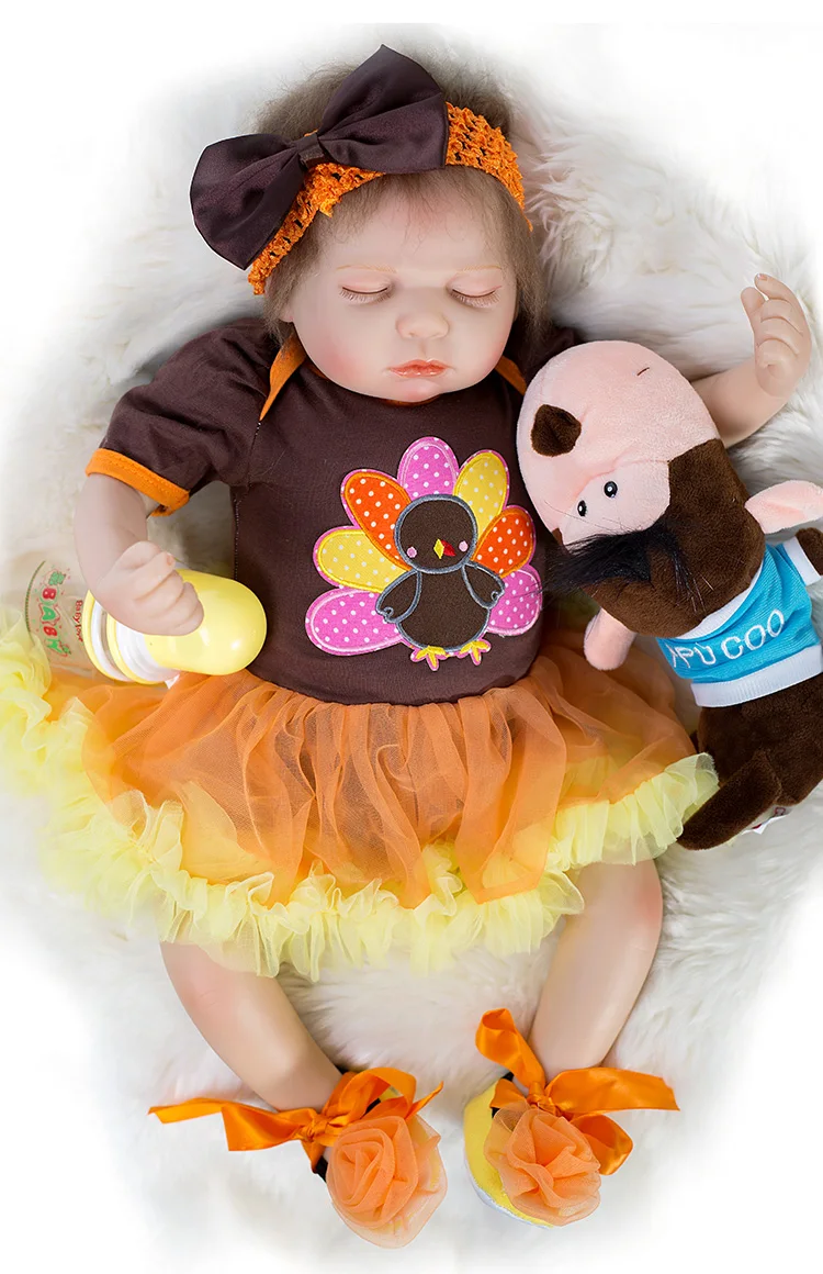 Мягкие силиконовые виниловые куклы 54 см Кукла Reborn Baby коричневые волосы девочка ручной работы хлопок тело реалистичные Bebe juguetes детские игру...
Мягкие силиконовые виниловые куклы 54 см Кукла Reborn Baby коричневые волосы девочка ручной работы хлопок тело реалистичные Bebe juguetes детские игру...