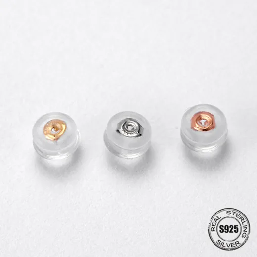 High Quality Silicone S925 Sliver Earring Sliver/Gold Color Backs Padded Mushroom DIY Accessories Materials wholesale
High Quality Silicone S925 Sliver Earring Sliver/Gold Color Backs Padded Mushroom DIY Accessories Materials wholesale