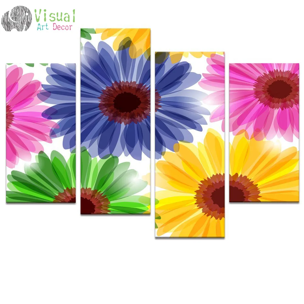 4 Pieces Colorful Flowers Wall Art Poster Abstract Chrysanthemum Canvas Art Modern Style Picture Living Room Home Decor
4 Pieces Colorful Flowers Wall Art Poster Abstract Chrysanthemum Canvas Art Modern Style Picture Living Room Home Decor