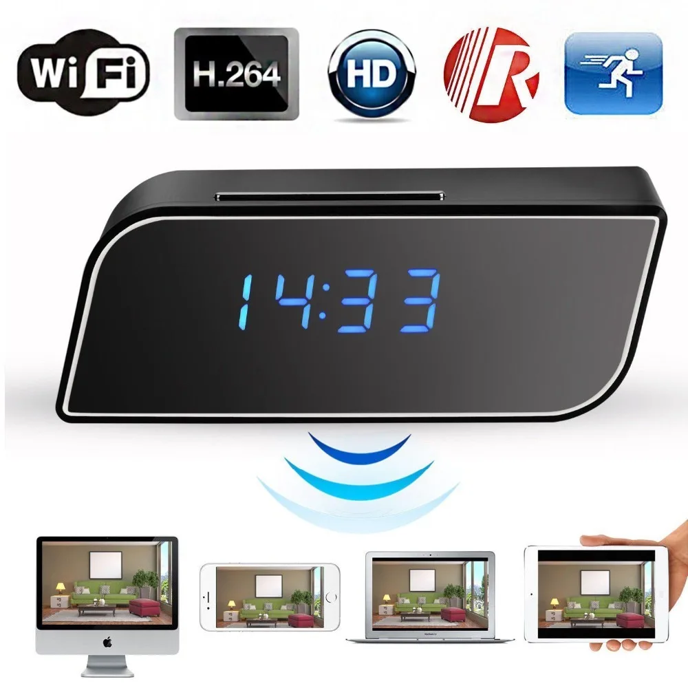Micro Wi Fi IP камера HD 1080 P часы мини видеокамера беспроводной видео регистраторы