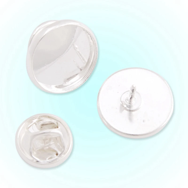 14 mm Bezel High Quality Silver Plated Copper Brooch Base Settings 50 pcs Cabochon Cameo Base Clips Jewelry Fittings-C2331
14 mm Bezel High Quality Silver Plated Copper Brooch Base Settings 50 pcs Cabochon Cameo Base Clips Jewelry Fittings-C2331