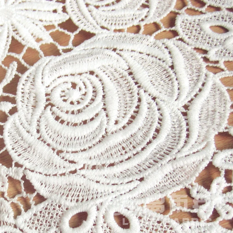 quality 120cm wide milk silk water soluble three-dimensional rose flowers cutout beige lace fabric
quality 120cm wide milk silk water soluble three-dimensional rose flowers cutout beige lace fabric
