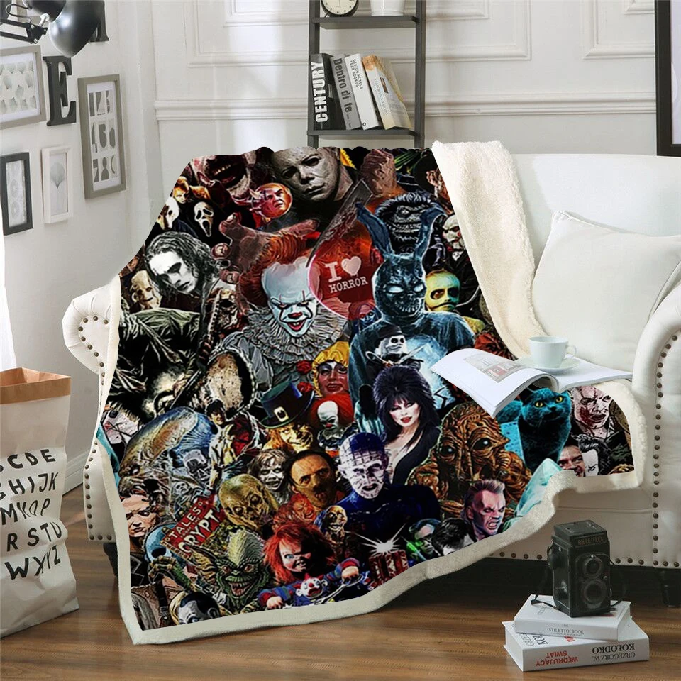Harror Fighter 3D Print Sherpa Blanket Couch Quilt Cover Travel Youth Bedding Outlet Velvet Plush Throw Fleece Blanket Bedspread
Harror Fighter 3D Print Sherpa Blanket Couch Quilt Cover Travel Youth Bedding Outlet Velvet Plush Throw Fleece Blanket Bedspread