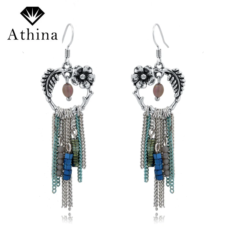 2018 Earring for women Bohemian Jewelry Long Tassel Earrings For Women Handmade Flower Earring Drop Brincos SER160130
2018 Earring for women Bohemian Jewelry Long Tassel Earrings For Women Handmade Flower Earring Drop Brincos SER160130